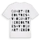Quartiere Oltre Savio ordlek t-shirt