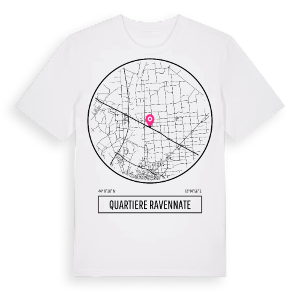 Quartiere Ravennate t-shirt – ekologisk bomull t-shirt från Pinshirt