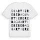 Quartiere Reda ordlek t-shirt