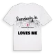 Någon i Quartiere Valle Savio älskar mig t-shirt