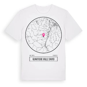 Quartiere Valle Savio t-shirt – ekologisk bomull t-shirt från Pinshirt