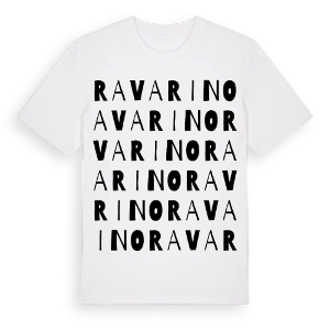 Ravarino ordlek t-shirt – ekologisk bomull t-shirt från Pinshirt