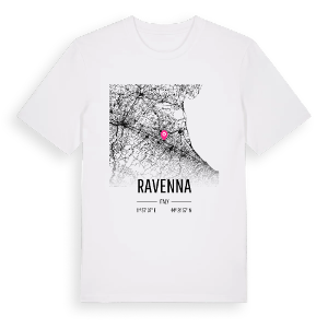 Ravenna karta t-shirt – ekologisk bomull t-shirt från Pinshirt