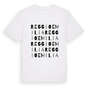 Reggio Emilia ordlek t-shirt – ekologisk bomull t-shirt från Pinshirt