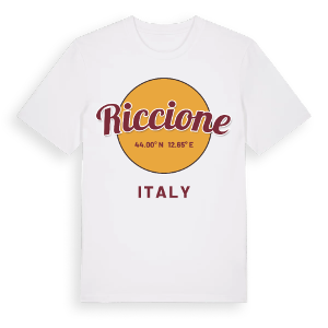 Riccione cirkel t-shirt – ekologisk bomull t-shirt från Pinshirt