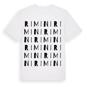 Rimini ordlek t-shirt – ekologisk bomull t-shirt från Pinshirt
