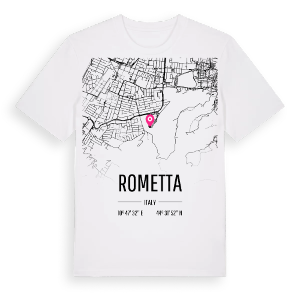 Rometta karta t-shirt – ekologisk bomull t-shirt från Pinshirt