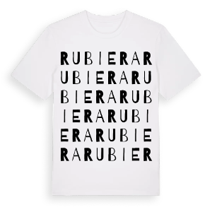 Rubiera ordlek t-shirt – ekologisk bomull t-shirt från Pinshirt