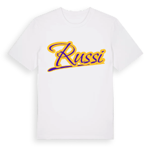 Russi baseball t-shirt – ekologisk bomull t-shirt från Pinshirt