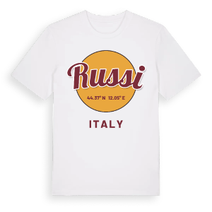 Russi cirkel t-shirt – ekologisk bomull t-shirt från Pinshirt