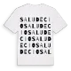 Saludecio ordlek t-shirt