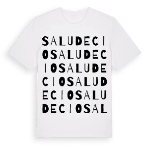 Saludecio ordlek t-shirt – ekologisk bomull t-shirt från Pinshirt