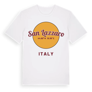San Lazzaro cirkel t-shirt – ekologisk bomull t-shirt från Pinshirt