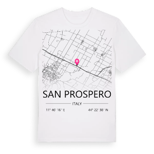San Prospero karta t-shirt – ekologisk bomull t-shirt från Pinshirt
