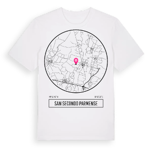 San Secondo Parmense t-shirt – ekologisk bomull t-shirt från Pinshirt