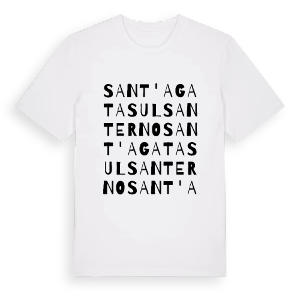 Sant'Agata sul Santerno ordlek t-shirt – ekologisk bomull t-shirt från Pinshirt