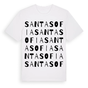 Santa Sofia ordlek t-shirt – ekologisk bomull t-shirt från Pinshirt