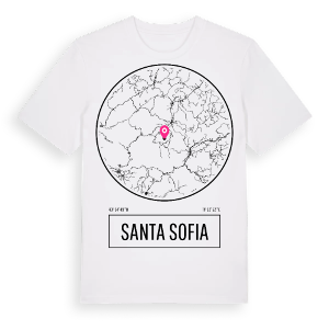 Santa Sofia t-shirt – ekologisk bomull t-shirt från Pinshirt