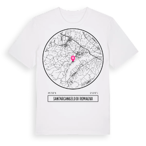 Santarcangelo di Romagna t-shirt – ekologisk bomull t-shirt från Pinshirt