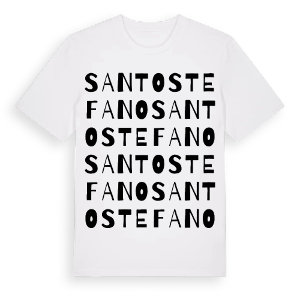 Santo Stefano ordlek t-shirt – ekologisk bomull t-shirt från Pinshirt
