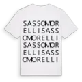 Sasso Morelli ordlek t-shirt