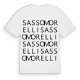 Sasso Morelli ordlek t-shirt