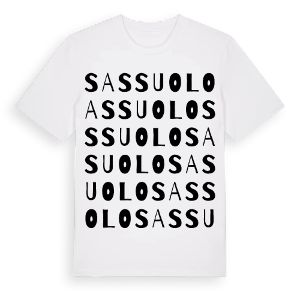 Sassuolo ordlek t-shirt – ekologisk bomull t-shirt från Pinshirt