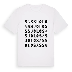Sassuolo ordlek t-shirt – ekologisk bomull t-shirt från Pinshirt