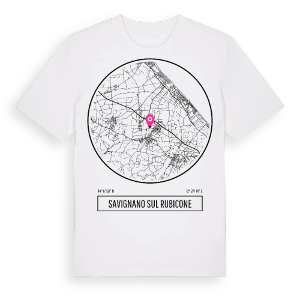 Savignano sul Rubicone t-shirt – ekologisk bomull t-shirt från Pinshirt