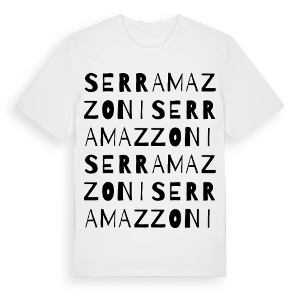 Serramazzoni ordlek t-shirt – ekologisk bomull t-shirt från Pinshirt