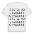 Sesto Imolese ordlek t-shirt