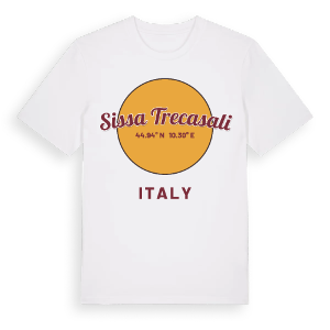 Sissa Trecasali cirkel t-shirt – ekologisk bomull t-shirt från Pinshirt