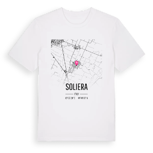 Soliera karta t-shirt – ekologisk bomull t-shirt från Pinshirt