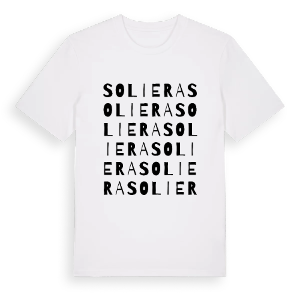 Soliera ordlek t-shirt – ekologisk bomull t-shirt från Pinshirt