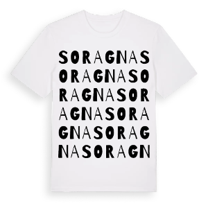 Soragna ordlek t-shirt – ekologisk bomull t-shirt från Pinshirt