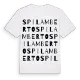 Spilamberto ordlek t-shirt