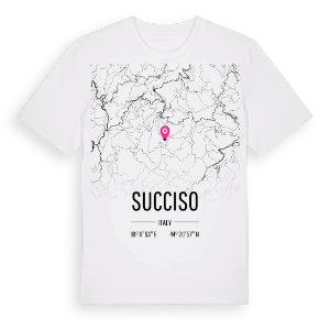 Succiso karta t-shirt – ekologisk bomull t-shirt från Pinshirt