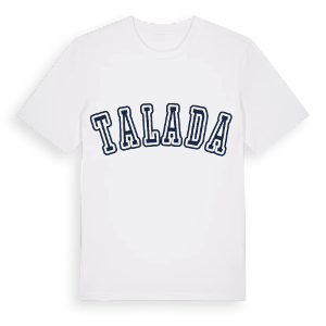 Talada college t-shirt – ekologisk bomull t-shirt från Pinshirt