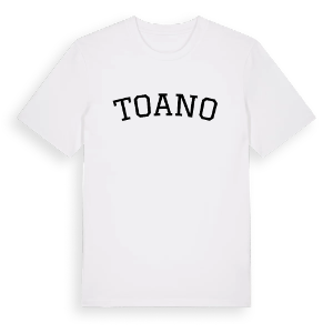 Toano böjd t-shirt – ekologisk bomull t-shirt från Pinshirt