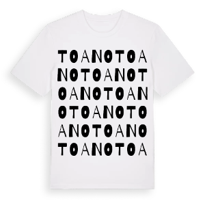 Toano ordlek t-shirt – ekologisk bomull t-shirt från Pinshirt