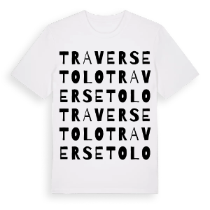 Traversetolo ordlek t-shirt – ekologisk bomull t-shirt från Pinshirt