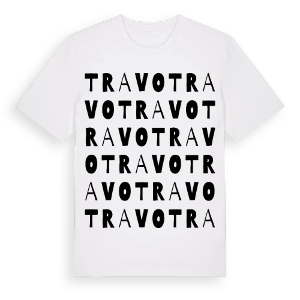 Travo ordlek t-shirt – ekologisk bomull t-shirt från Pinshirt