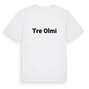 Tre Olmi fetstil t-shirt – ekologisk bomull t-shirt från Pinshirt