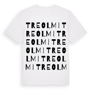 Tre Olmi ordlek t-shirt – ekologisk bomull t-shirt från Pinshirt