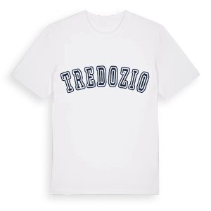 Tredozio college t-shirt – ekologisk bomull t-shirt från Pinshirt