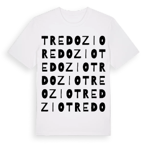 Tredozio ordlek t-shirt – ekologisk bomull t-shirt från Pinshirt