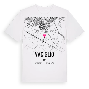 Vaciglio karta t-shirt – ekologisk bomull t-shirt från Pinshirt