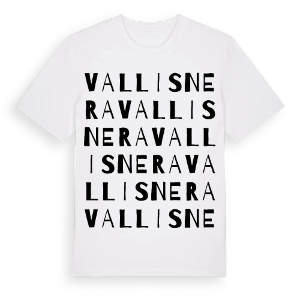 Vallisnera ordlek t-shirt – ekologisk bomull t-shirt från Pinshirt