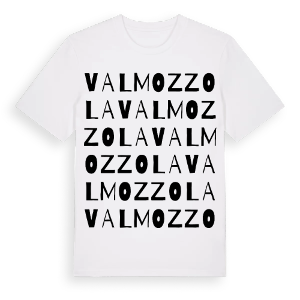 Valmozzola ordlek t-shirt – ekologisk bomull t-shirt från Pinshirt