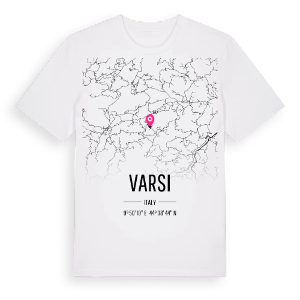 Varsi karta t-shirt – ekologisk bomull t-shirt från Pinshirt